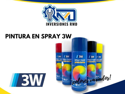 Pintura En Spray 3w.