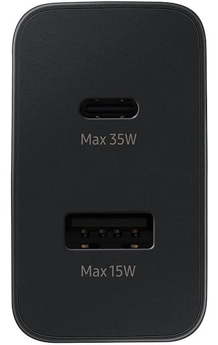 Imagen 3 de 3 de Cargador Samsung 35w Duo(usb-a, Usb-c) Carga Rapida Original