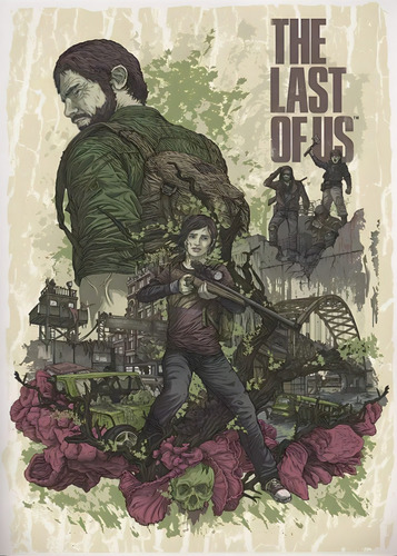 Póster The Last Of Us Autoadhesivo 60x42cm #218