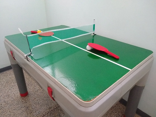 Imagen 3 de 9 de Mesa De Juegos Multiuso, Pool, Billar, Ping Pong, Hockey