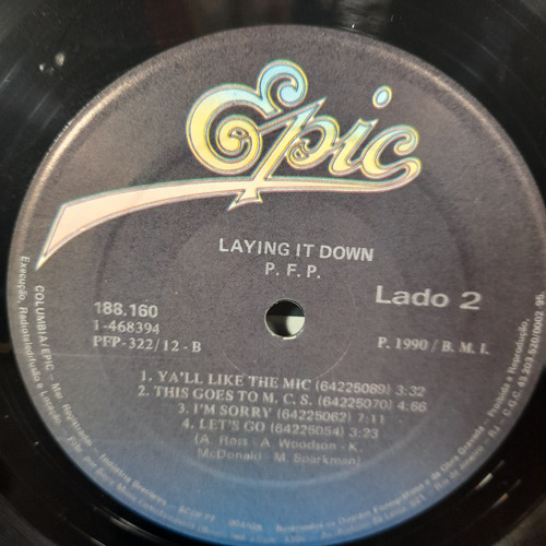 Imagem 9 de 10 de Vinil Lp Layng It Down P. F. P. Bom Estado. Ler