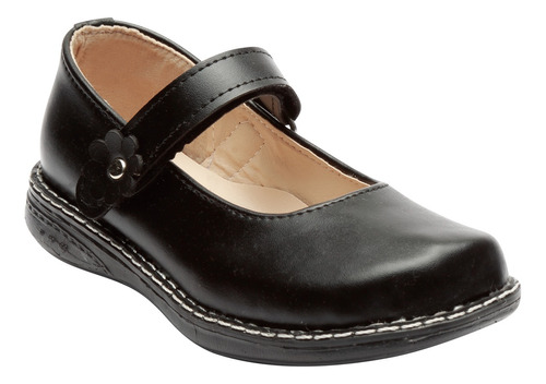 Zapato Escolar Negro Para Niña 0230 O-i