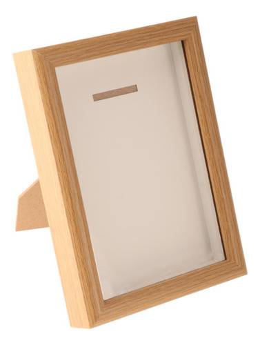 Caja De Almacenamiento De Medalla Color Madera 7 Pulgadas
