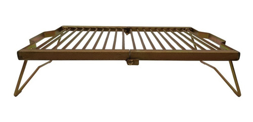 Imagen 3 de 6 de Parrilla Plegable Grill Portatil Maletin 60x40cm Sor