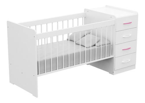 Cuna Express Con Cajonera Varon Y Nena Blanco Color Blanco Variacióncódigo Universal De Producto 7795513127162