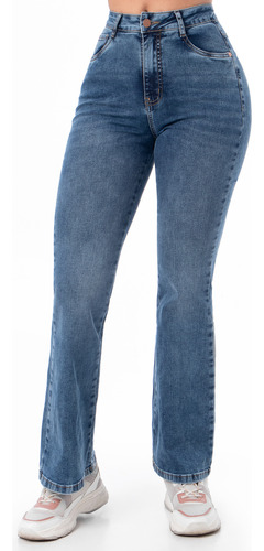 Pantalon Moda Denim Stretch Mujer Narell