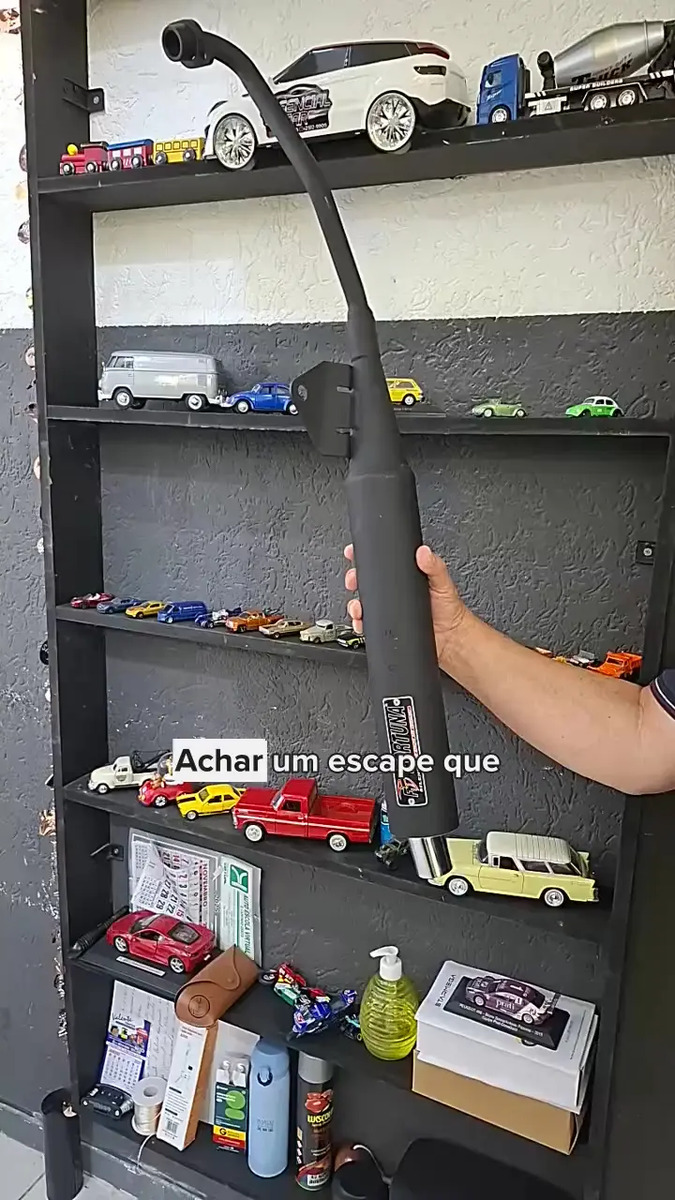 Escapamento Esportivo F1 Fortuna Honda Pop110todas Preto Cro