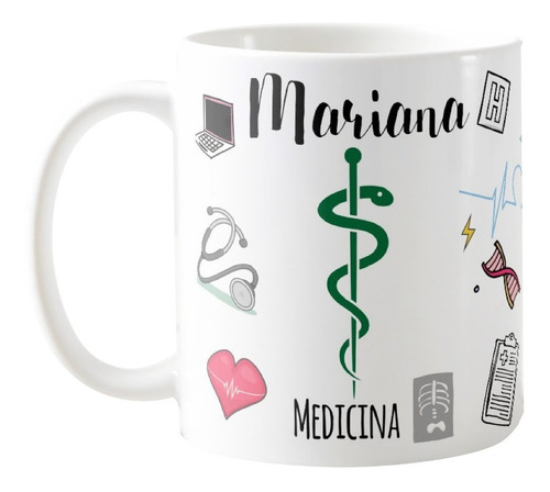 Caneca Personalizada Medicina Profissão Ginecologista