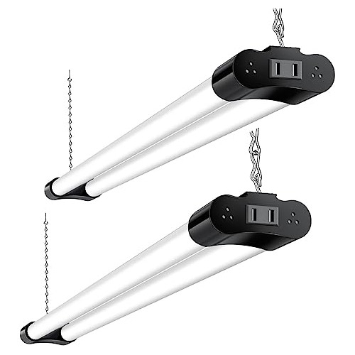 Luz De Taller Led De 4 Pies, 120w, Luminaria Led Conect...