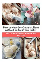 Comprar Libro Cómo Hacer Helado En Casa Sin Helado
