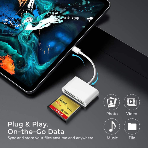 Lector De Tarjetas Micro Sd Usb C A Cf Sd Tipo C A Tarjeta D