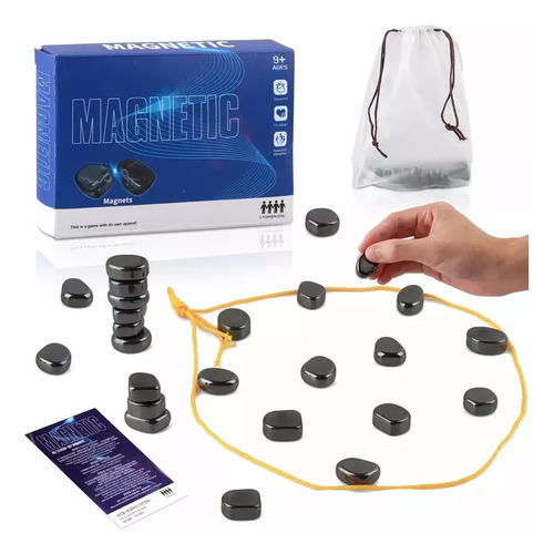 Jogo Magnético Jogo Familiar Saco De Armazenamento Corda