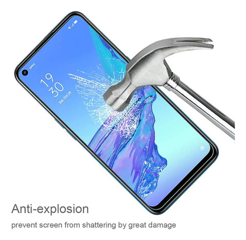 Funda Silicona Tpu Suave Carcasa Para Oppo A32/a53/a33+mica Transparente Oppo A32 / A53s / A53 2020 / A33 2020