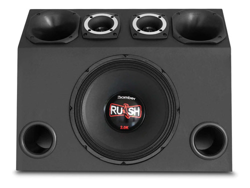 Caixa Som  Woofer Bomber Rush 12  1000w Rms + Modulo