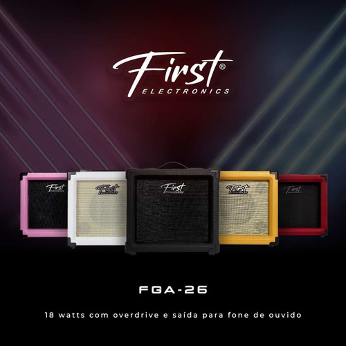 Amplificador P/ Guitarra 18w First Electronics Fga-26