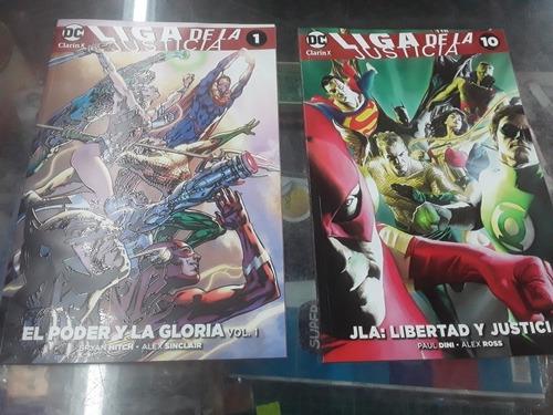 La Liga De La Justicia - Lote X 2 Comics - Tomo 1 Y 10