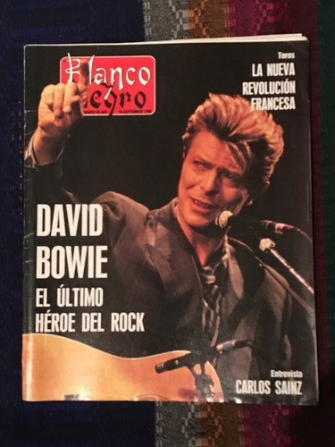 Revista Blanco Y Negro.españa.tapa David Bowie.de Colección.