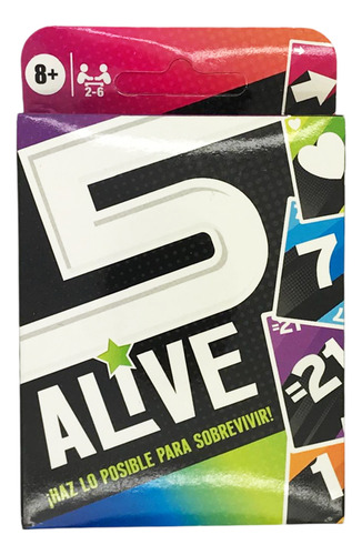 Juego De Cartas 5 Alive - Juego De Mesa