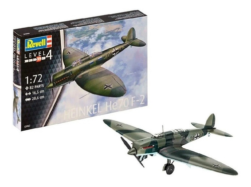 Revell 3962 Heinkel He70 F2 Maqueta Avion Esc 1/72 La Plata.