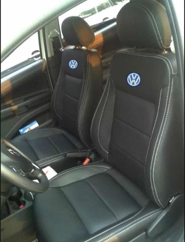 Capa De Bancos Automotivo 100% Couro Volkswagen + 2 Brinde