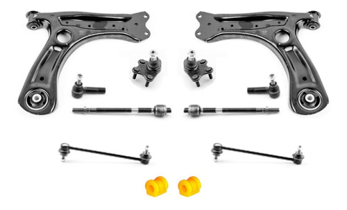 Kit Bieletas Horquillas Rotulas Gomas Volkswagen Gol 09-20