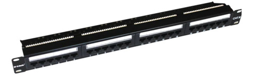 Patch Panel Categoria 6 Cat6 24 Puertos Para Rack