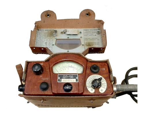 Detector De Radiacion, Dosimetro Ex Urss, Años 60s, Completo