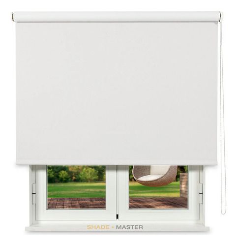 Cortina Roller Blackout 105x65cm Premium Color Blanco