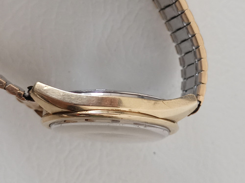 Reloj Omega Seamaster Automático Chapa De Oro Dorado Dorado Beige (Usado)