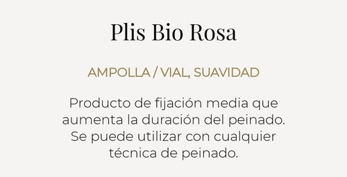 Salerm Ampollas Plis Bio Rosa 4 X 13ml
