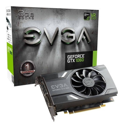 Placa De Vídeo Gtx 1060 3gb Gddr5 192bit Evga 03g-p4-6160-kr