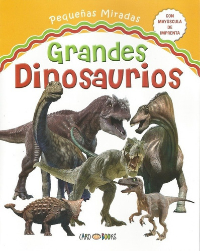Pequeñas Miradas Grandes Dinosaurios, De Sd. Editorial Caro Books En Español