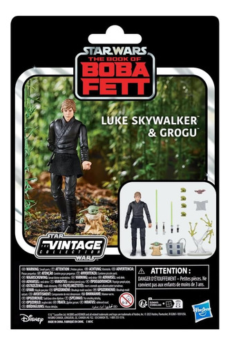 Star Wars Vintage Collection Luke Skywalker E Grogu 10 Cm