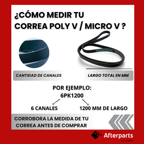 Correa Poly Para Ds Ds3 1.2 16v 2017 Ds3 Cabrio 2017