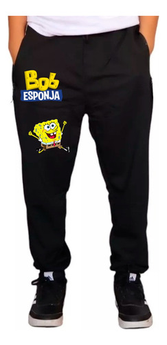Pantalón Deportivo Buzo Niño Joven Bob Esponja
