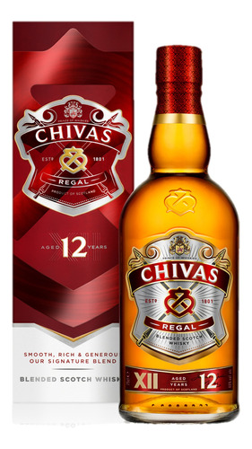 Chivas Regal 12 Años 750 Ml