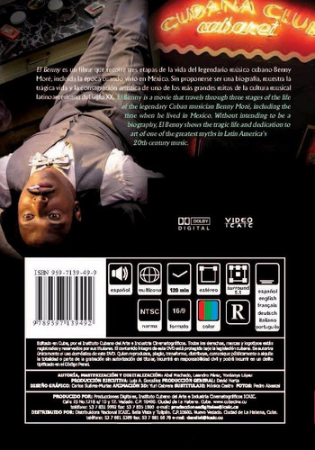 Pelicula Benny More El Benny Dvd