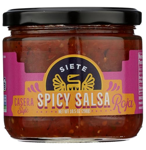 Salsa Picante Casera Roja Siete Family Foods, 10.5 Oz