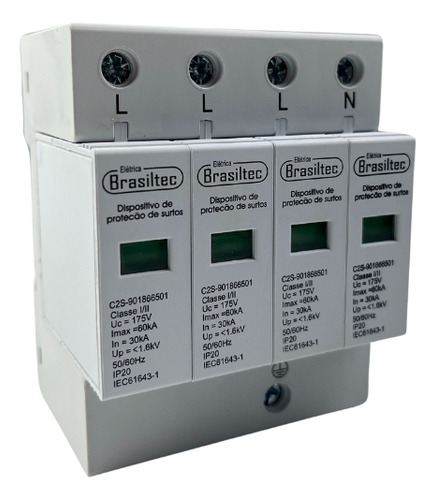 Dps Classe I/ii 60ka 175vca Com Base 4p