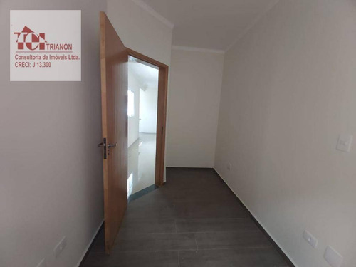 Imagem 7 de 12 de Cobertura Com 90 M² - Sem Condomínio - 2 Dormitórios (1 Suíte), 1 Vaga - À Venda Por R$ 310.000 - Vila Pires - Santo André/sp - Co0946