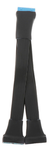 Ii Cabezal Usb De 19 Pines Macho 1 A 2 Puerto B 150 Mm