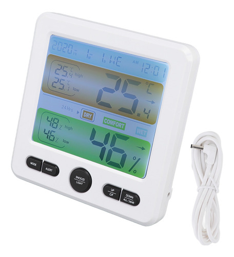Termómetro Digital Para Interiores Con Monitor De Temperatur