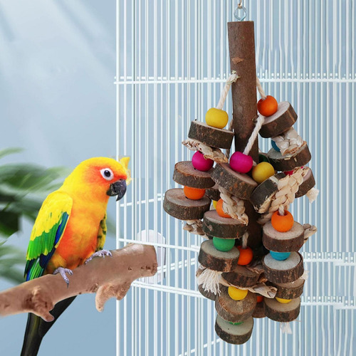 Bird Toy Parrot Chewing Toy Practicing Subping Equipment