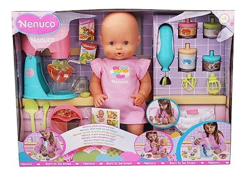 Muñeca Bebé Comiditas Accesorios Juguete Niñas Nenuco ;o