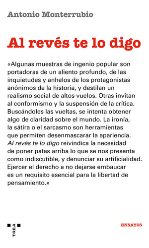 Al Revés Te Lo Digo - Monterrubio Prada, Antonio