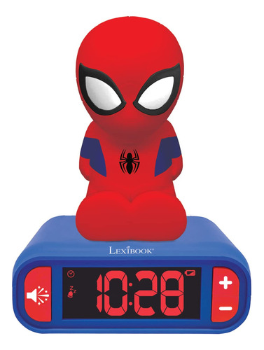 Lexibook Alarma Digital Luz Nocturna Marvel Spider Man