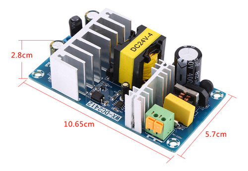 Placa De Fuente De Alimentación 24v 4a ~ 6a Ac-dc Estable De