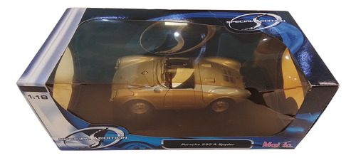 Maisto Porsche 550 A Spyder Ed. Especial 1:18 2007 Plata