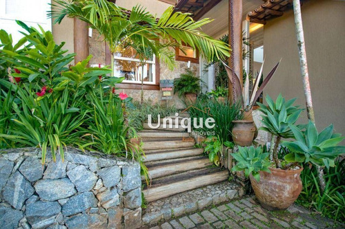 Imagem 3 de 30 de Mansão À 50m Da Praia C/ 6 Suítes À Venda, 850 M² Por R$ 7.900.000 - Ferradura - Armação Dos Búzios/rj - Ca1516