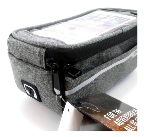Imagen 6 de 10 de Porta Objetos Y Celular Para Bicicleta Microfibra Discovery